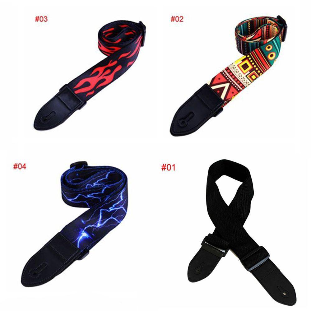 GOGOUP Dây Đeo Đàn Guitar Bằng Da PU Nhiều Màu Sắc Có Thể Điều Chỉnh Ánh Sáng