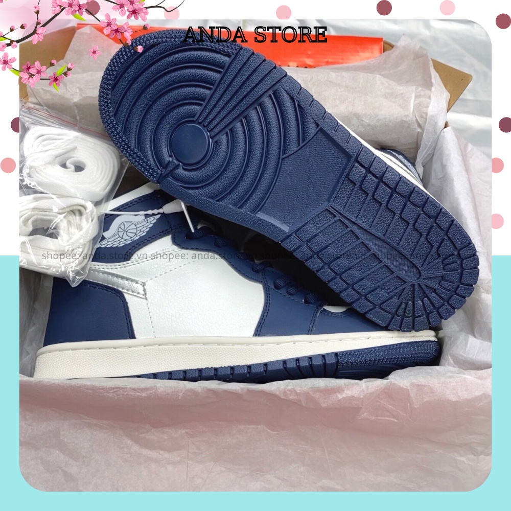 Giày Thể Thao Nam Nữ, Giày Sneaker Xanh Navy Cao Cổ Full Box Bill ANDA_STORE_VN | BigBuy360 - bigbuy360.vn