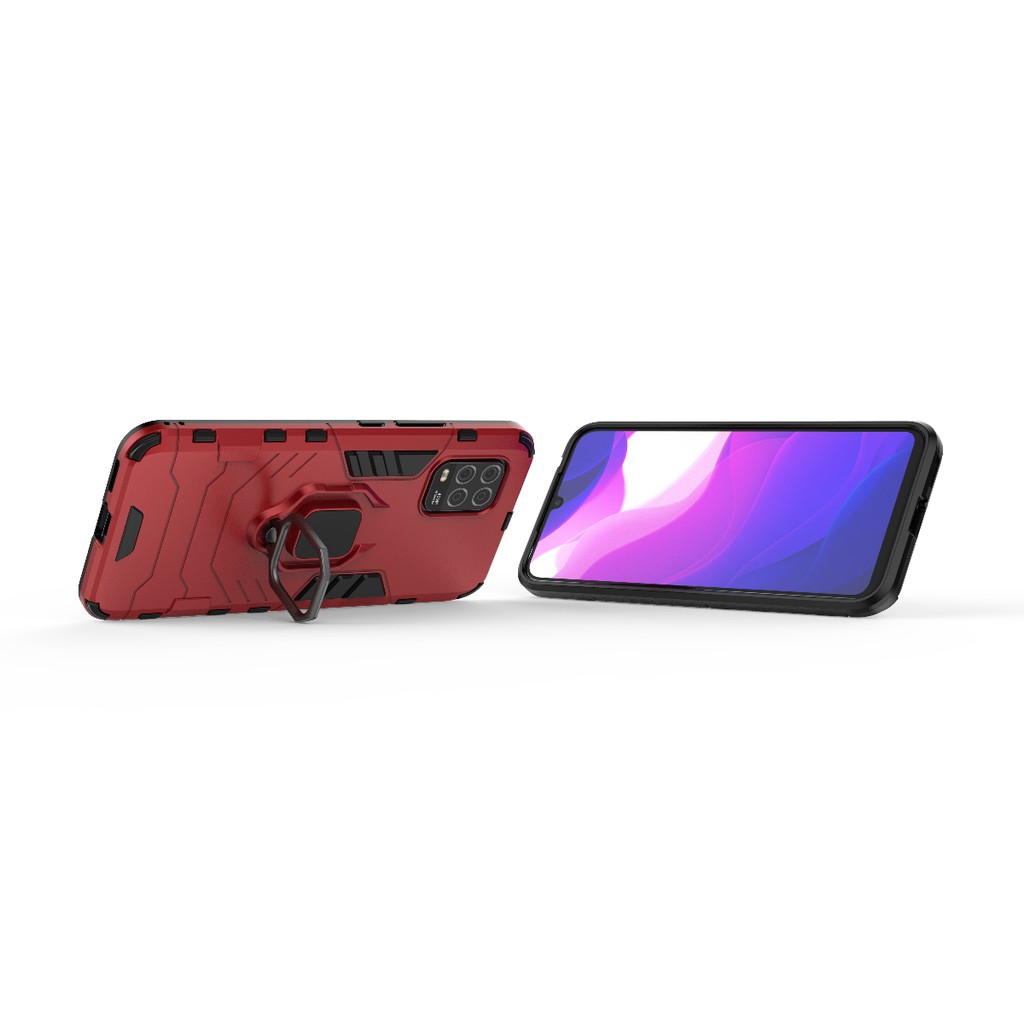 Ốp lưng Xiaomi Mi 10 Lite Iron Man Iring chống sốc chống va đập mạnh cao cấp