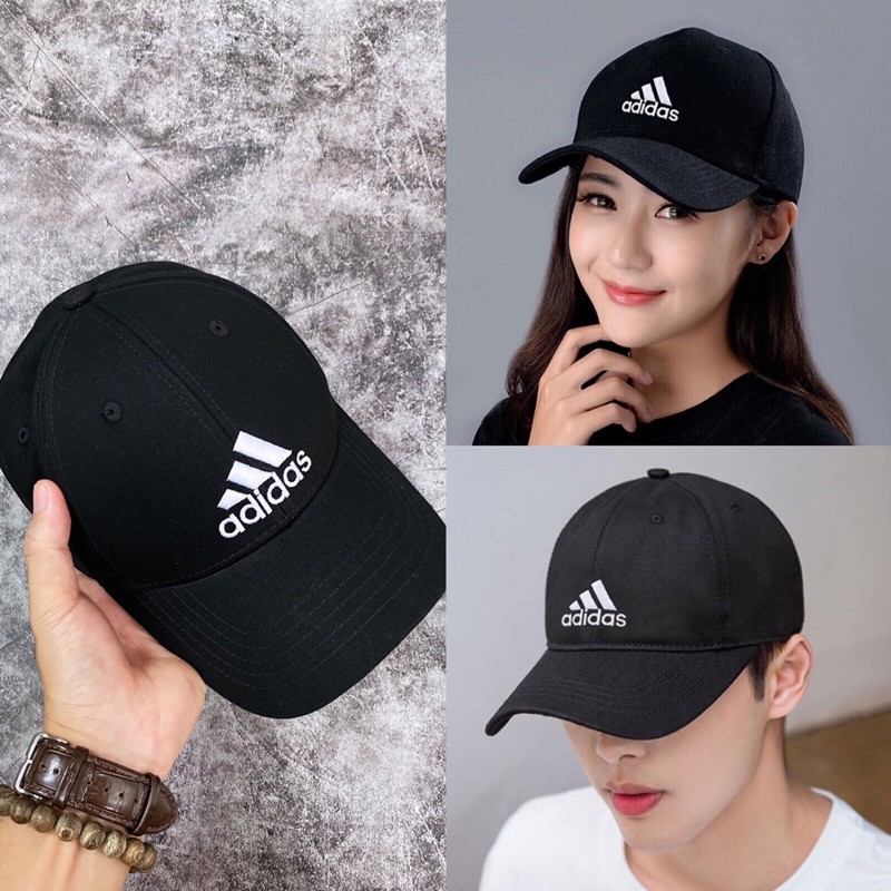 | Ảnh Thật | Mũ Lưỡi Trai Das Đen Logo Trắng