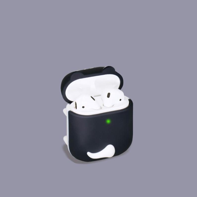 Vỏ Bảo Vệ Bao Đựng Hộp Sạc Tai Nghe, Case Airpods 2/3/1/i7/i9/i12/Pro - Sillicone Chống Bẩn Chó Corgi Husky love.case