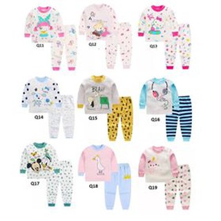 Q1- Bộ cotton dài tay cao cổ xuất hàn hàng cao cấp dành cho bé trai và gái