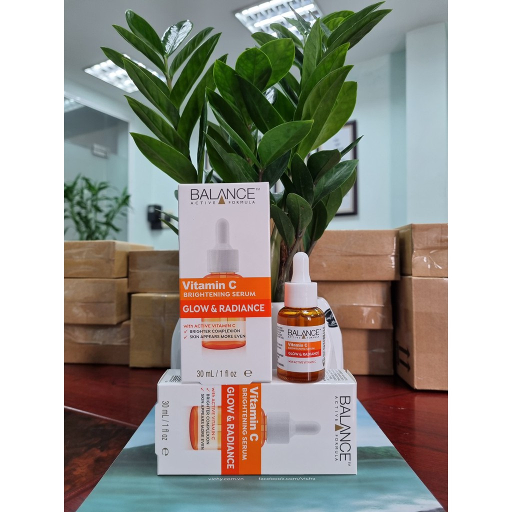 [Mã COS1904 giảm 8% đơn 300K] Tinh Chất giảm Thâm, Trắng Da Balance Active Formula Vitamin C Brightening Serum 30ml