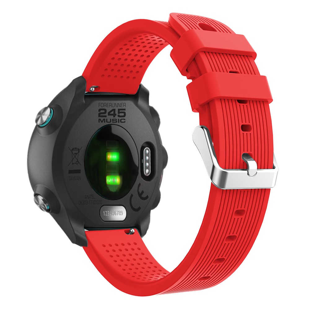 Dây Đeo Silicon 20mm Cho Đồng Hồ Garmin Forerunner 245M/245/645/vivoactive 3/Samsung Galaxy Active/Galaxy 42mm