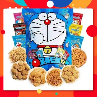 Snack bim bim doraemon siêu to khổng lồ, gói to gồm 30 gói nhỏ