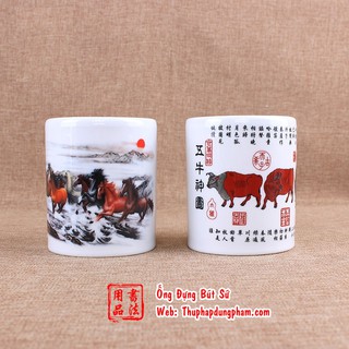 Ống Đựng Bút Sứ