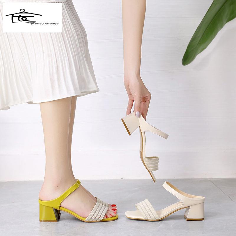 Dép Sandal Phong Cách Phương Tây Thời Trang Mùa Hè Cho Nữ