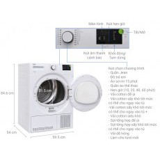 Máy sấy quần áo Beko DU7133 GA0 - 7Kg