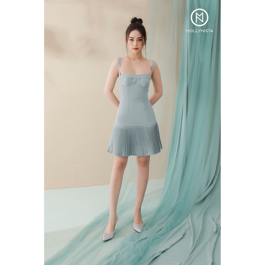 VÁY THIẾT KẾ XANH PASTEL