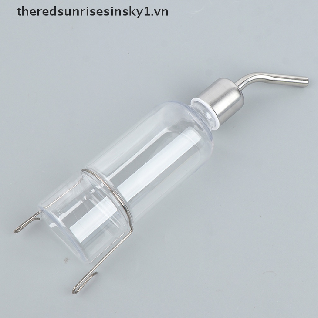 Bình uống nước tự động gắn lồng nuôi chuột hamster thỏ tiện lợi