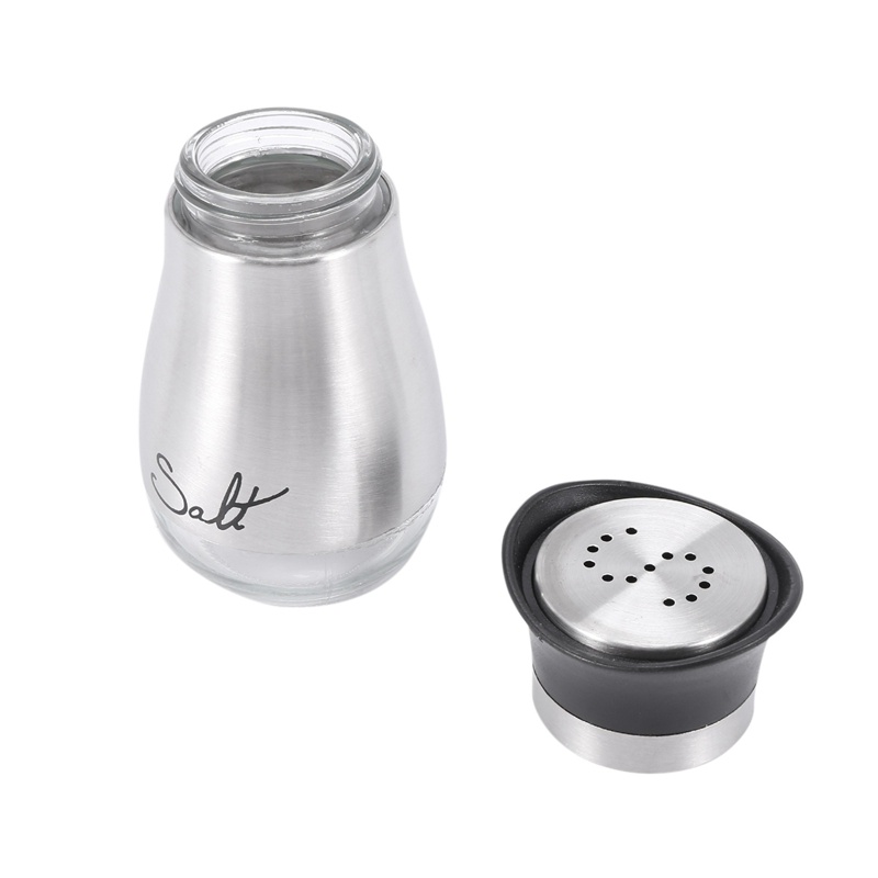 Bộ Bình Lắc Muối Tiêu Đáy Thủy Tinh 4 inch 4 inch x 6 inch x 2 inch 4 Oz Chất Lượng Cao