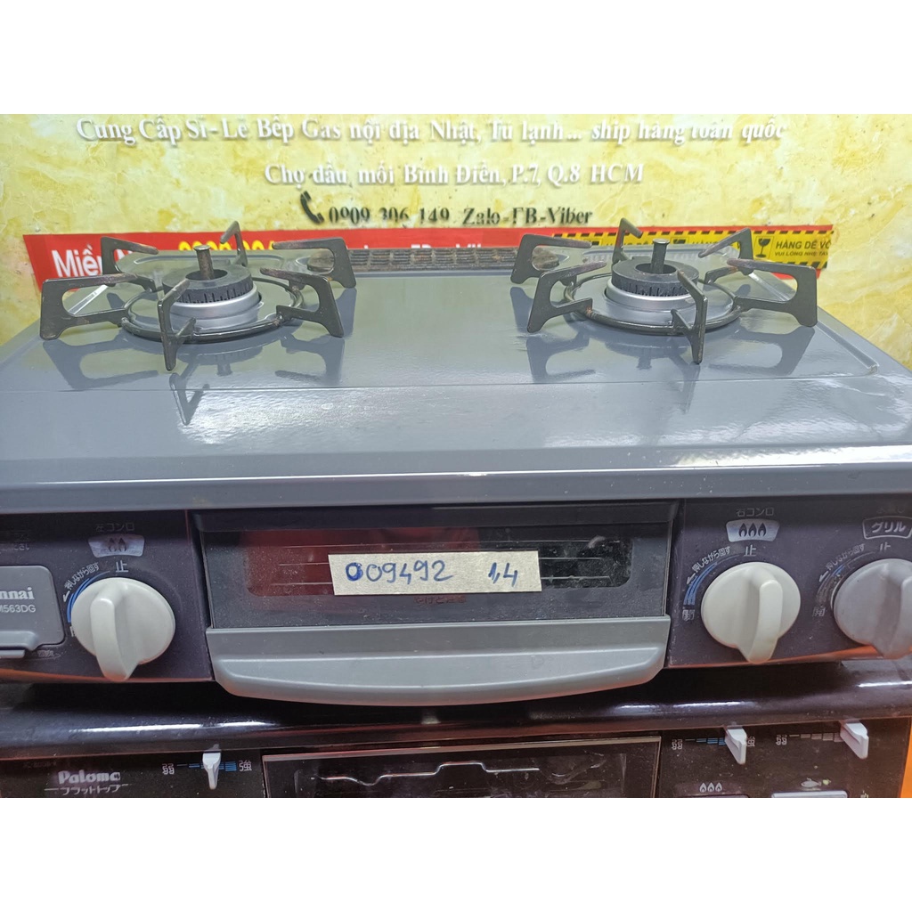 Bếp gas nội địa Nhật mặt men Rinnai Paloma giá 1,3 - 1,4 - 1,5 triệu BH 1 ĐỔI 1,KẾT BẠN ZALO 0909306149 GỬI HÌNH & VIDE0