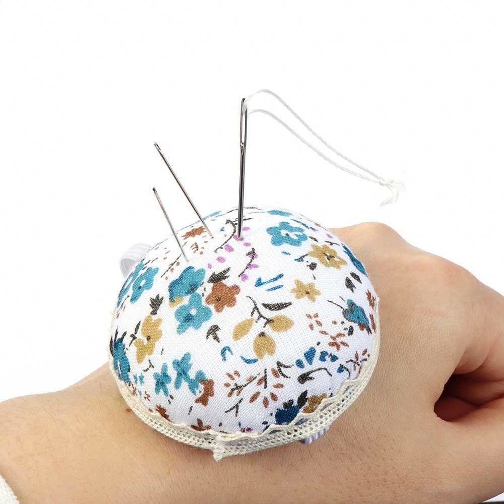 Giá Đỡ Kim Băng Đeo Cổ Tay Hình Bí Ngô Bằng Cotton DIY