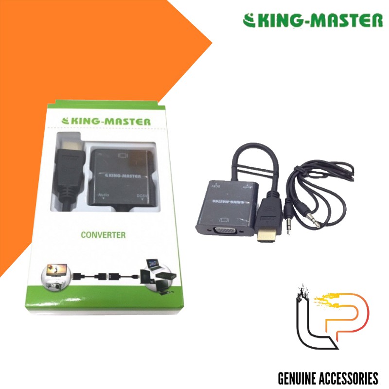 Cáp chuyển HDMI ra VGA Kingmaster