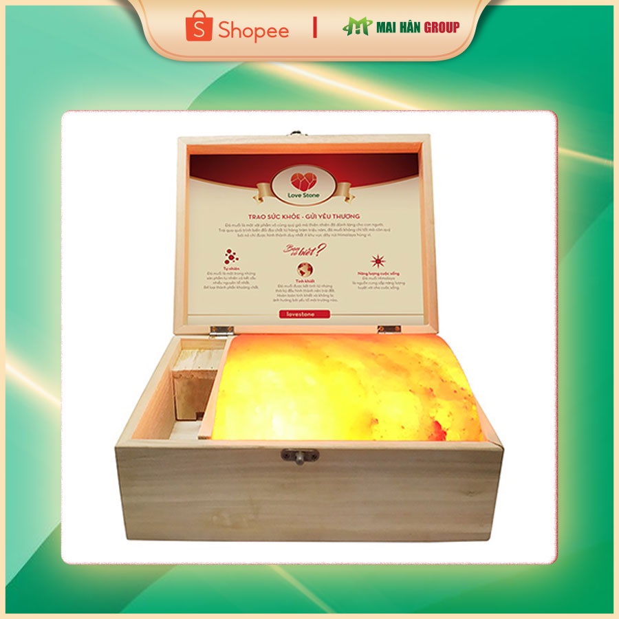 Hộp Đá Muối Massage Chân LoveStone Standard Vip - Hàng Chính Hãng 100%