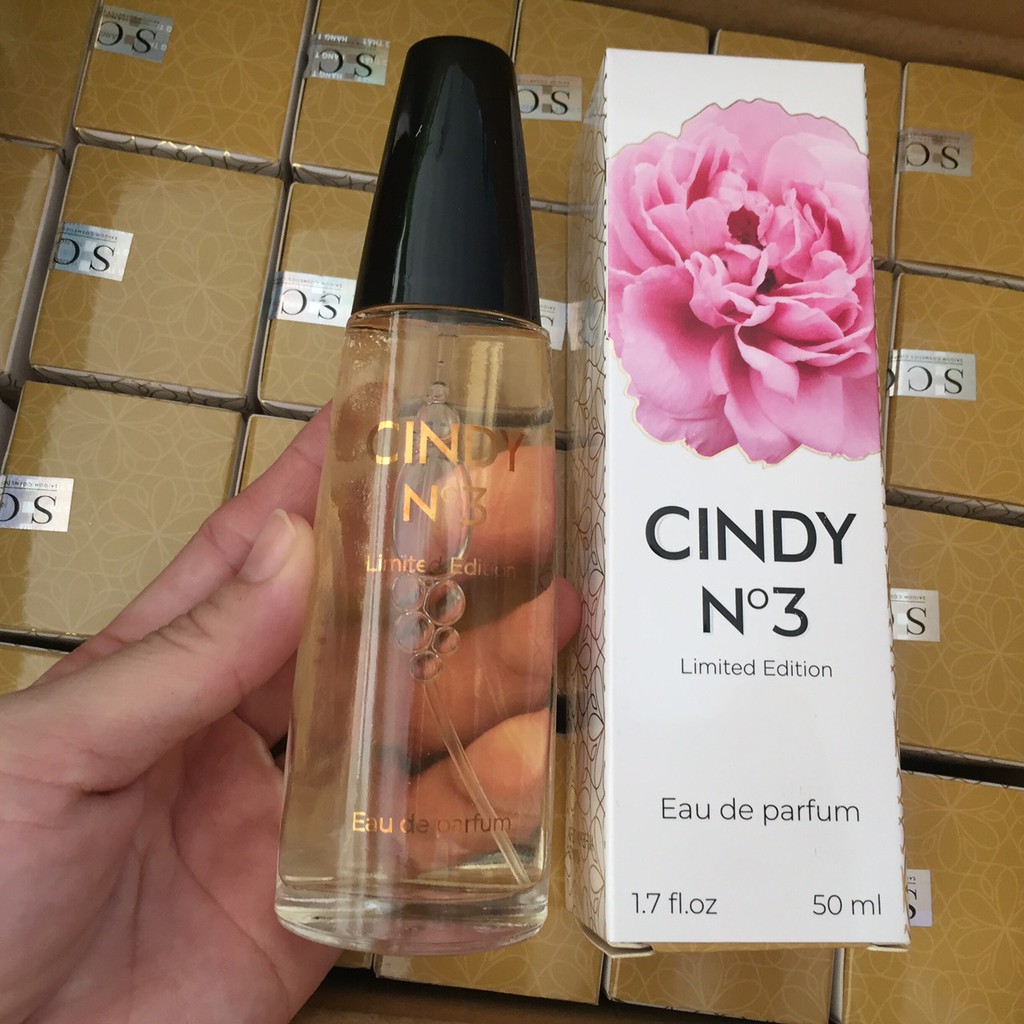 Nước hoa Cindy N3 NẮP ĐEN - chính hãng