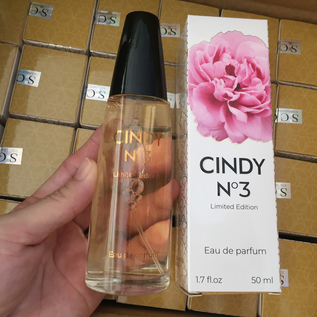 Nước hoa Cindy N3 NẮP ĐEN - chính hãng (50ml)