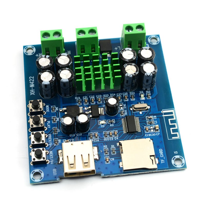 Bảng Mạch Khuếch Đại Âm Thanh XH-M422 DC 12-24V TPA3116D2 2 * 50W Bluetooth 4.0