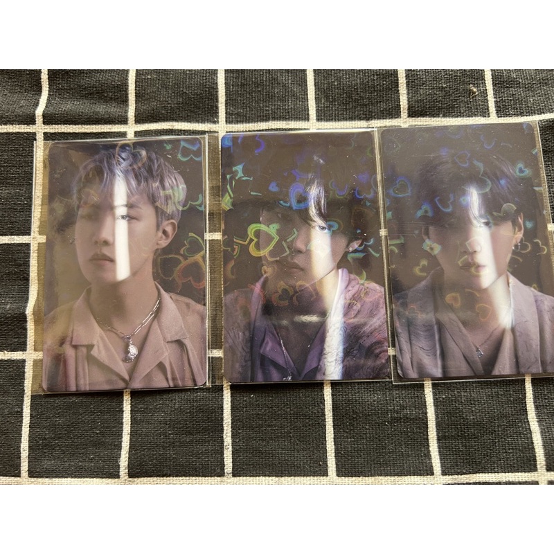 Card ảnh pre BTS Jimin Suga J-hope  Proof Japan Hologram