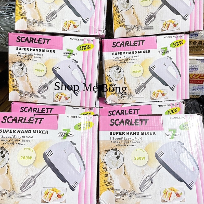 Máy đánh trứng cầm tay 7 tốc độ tiện lợi