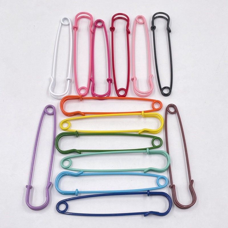 1c Kim Băng, Kim tây 40mm và 60mm màu sắc ngọt ngào phụ kiện trang trí túi