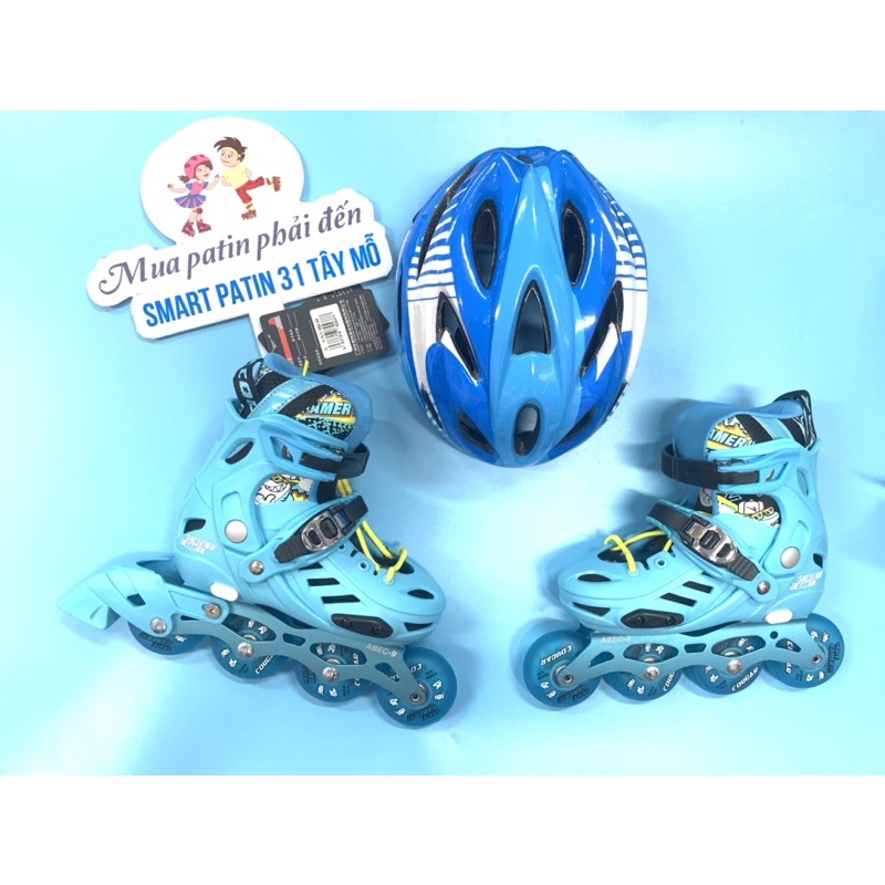 Giày patin cao cấp Cougar 313 full bánh sáng