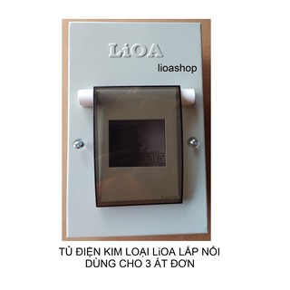 TỦ ĐIỆN KIM LOẠI LiOA LẮP NỔI  LOẠI  NHỎ - DÙNG CHO ÁT CÀI.
