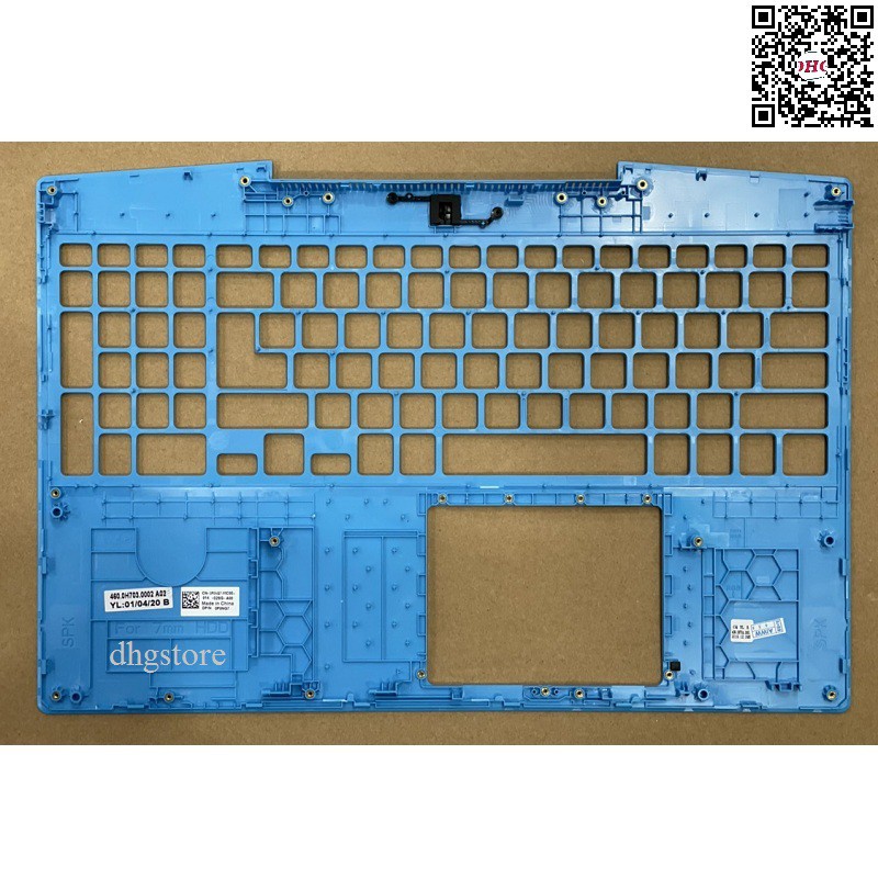 Vỏ C Laptop Dell Inpiron G3 3590 Đen Xanh