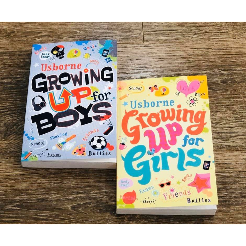 Sách - Growing Up For Boys Usborne - Giáo Dục Tâm Lý Và Giới Tính Cho Bé Trai Tuổi Dậy Thì Tiếng Anh