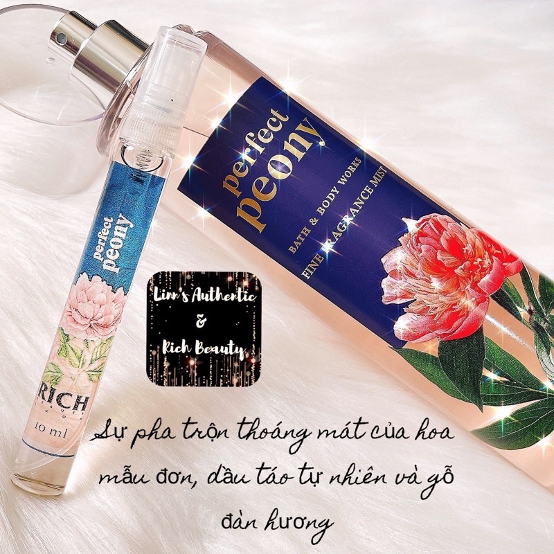 PERFECT PEONY - Xịt Thơm Toàn Thân Body Mist Bath &amp; Body Works