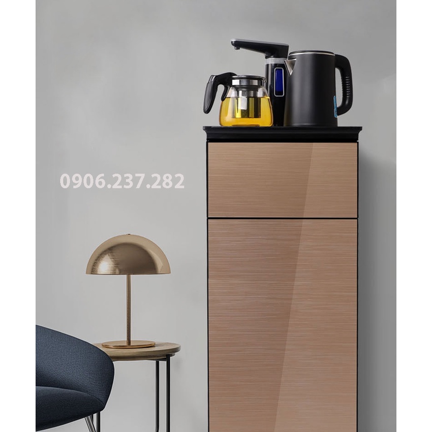 Cây nước nóng lạnh đa chức năng âm bình- máy làm nước nóng lạnh thông minh tặng 2 bình như ảnh