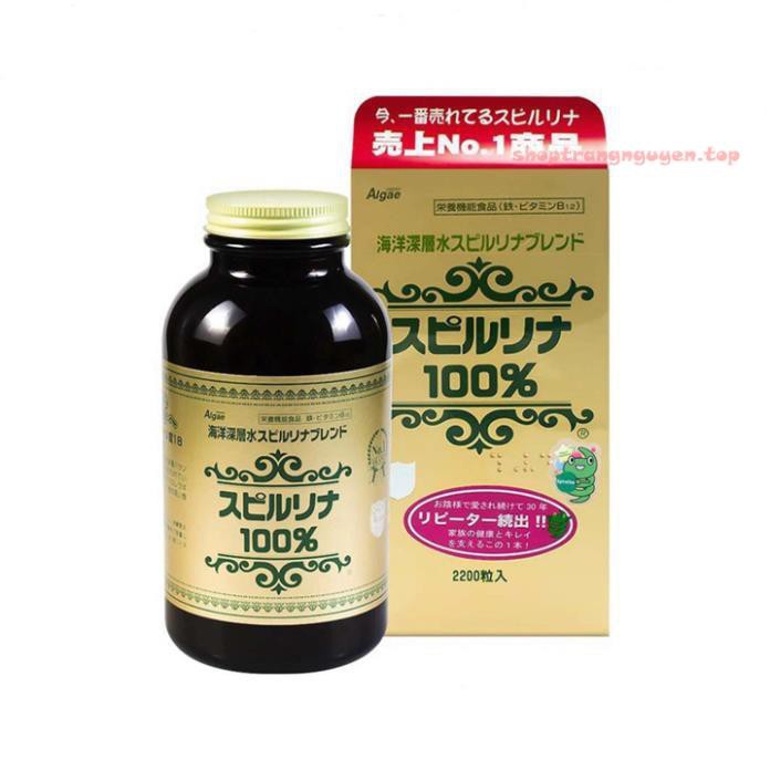 Date 2023 - Tảo Xoắn Spirulina Nhật Bản 2200 Viên | BigBuy360 - bigbuy360.vn