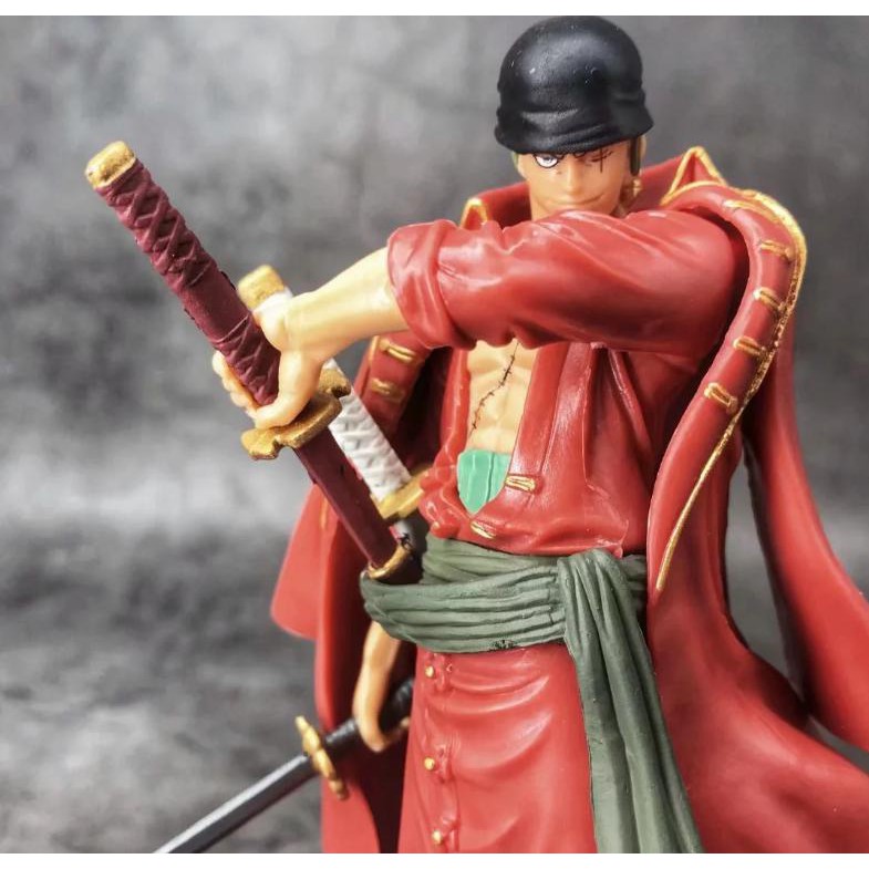 Mô hình Zoro OnePiece áo choàng đỏ - Mô hình One Piece