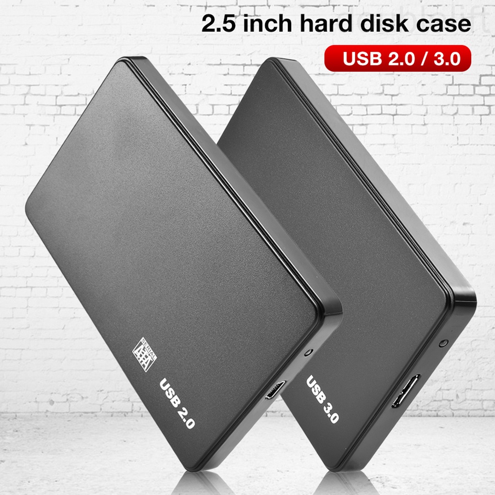 Sata to USB2.0 2.5 inch Hard Disk Case External Hard Disk Box with USB Cable HDD Enclosure USB2.0 doublelift store