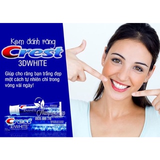 🇺🇸usa-kem đánh răng crest 3d white 158g của mỹ