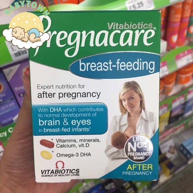 Vitamin tổng hợp Pregnacare Breast feeding Bú 84 viên Anh (Vitamin Bú)