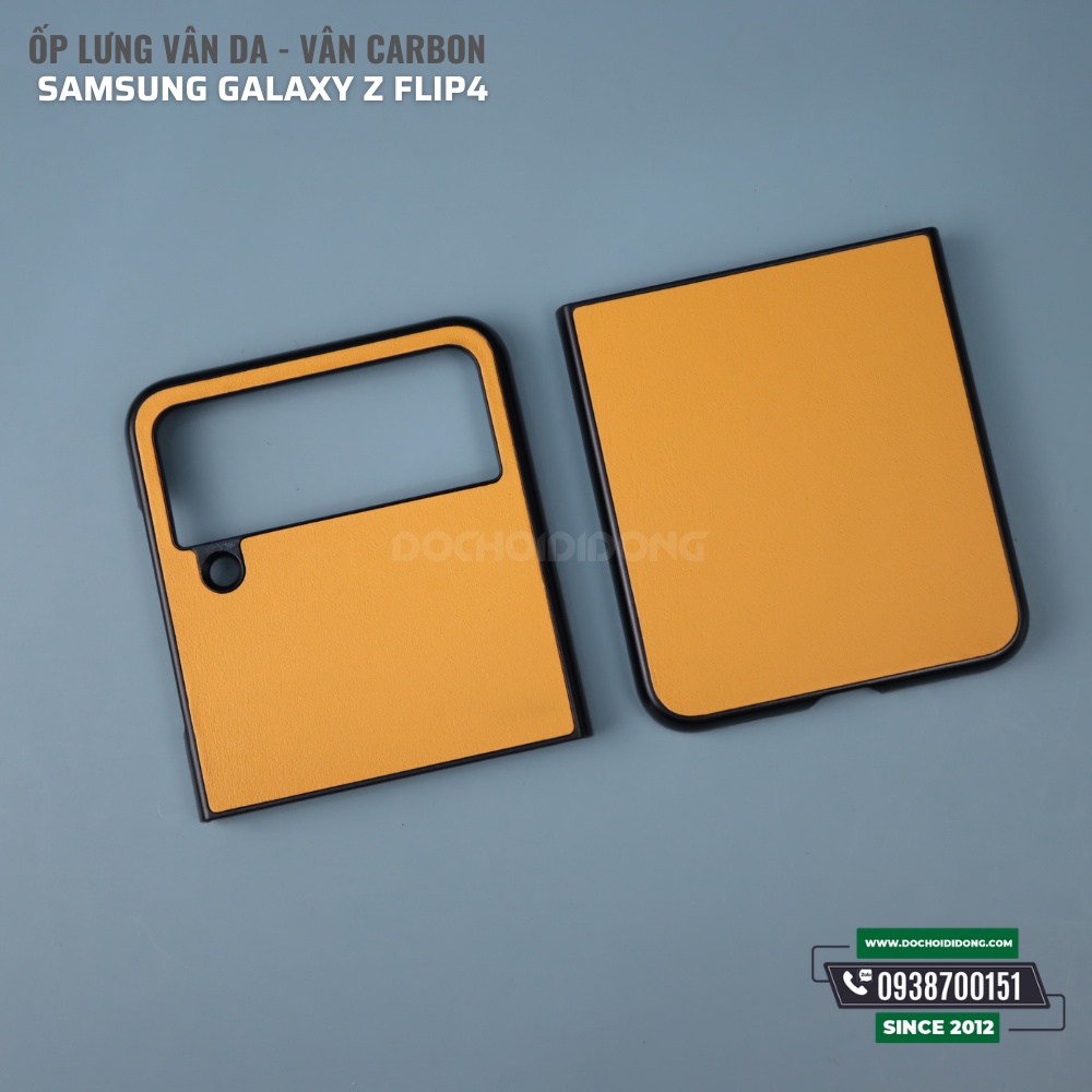 Ốp lưng vân da - vân carbon Samsung Galaxy Z Flip4