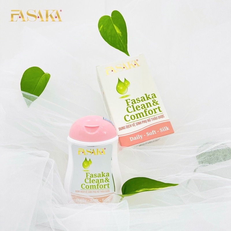 Dung Dịch Vệ Sinh Phụ Nữ thảo duợc Fasaka Clean & Comfort Chính Hãng 150g
