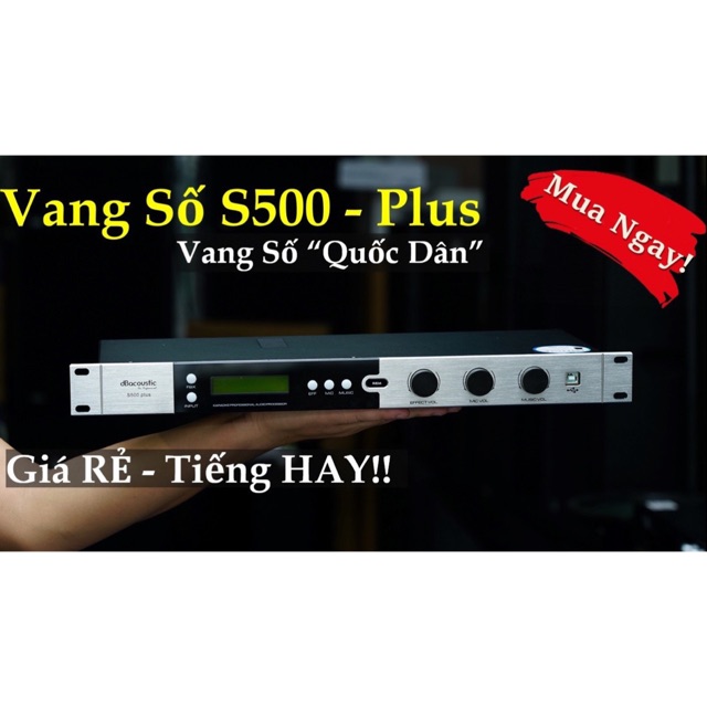 [Mã ELHACE giảm 4% đơn 300K] Vang số S500 plus db acoustic- bluetooth- cổng quang