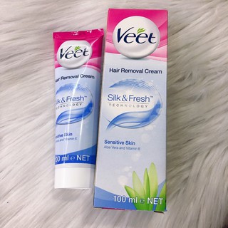 Kem Tẩy Lông Veet Pháp 100ml Lớn