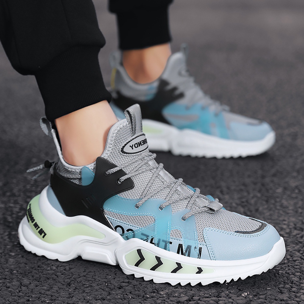 Giày Thể Thao Nam GEMI - Sneaker Màu Trắng - Đen - Xám, Giày Thể Thao Hoạt Động Ngoài Trời - G5095