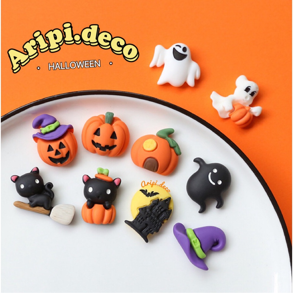 Charm halloween đáng yêu B50 /Nguyên liệu làm phụ kiện handmade vòng tay / resin