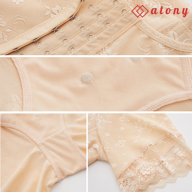 Quần Gen Nịt Bụng ATONY Có Móc Cài Định Hình Bụng, Xiết Eo Cực Đỉnh, Phối Ren Sexy Quyến Rũ | BigBuy360 - bigbuy360.vn