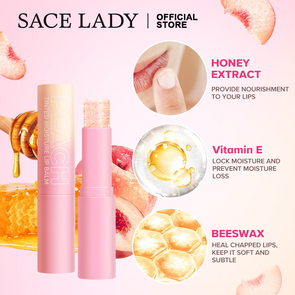 Son Dưỡng Môi SACE LADY Giữ Ẩm Đổi Màu Theo Nhiệt Độ 14g