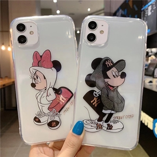 Ốp Lưng Trong Suốt In Hình Chuột Mickey / Minnie Cho Iphone7 / 8 / 9 Iphone7plus / 8plus Iphonex / Xr Xsmax Iphone11 11pro 11promax Se2