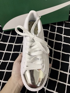 (Ảnh thật + Video) Giày Puma mũi bạc