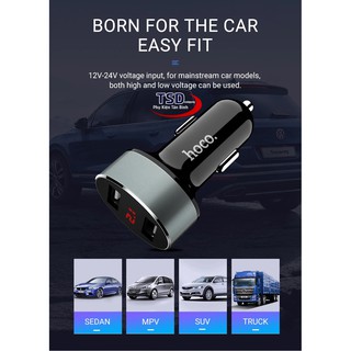 Củ Sạc Xe Hơi 2 Cổng Hoco Z26