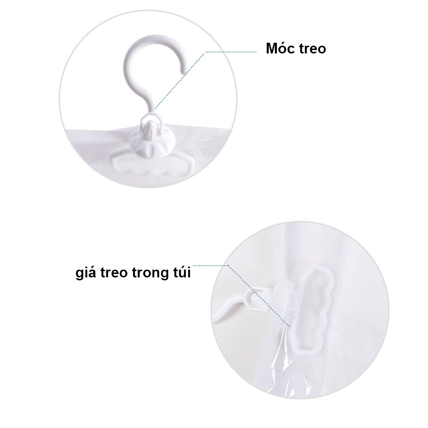 SET TÚI HÚT CHÂN KHÔNG CÓ MÓC TREO BẢO QUẢN QUẦN ÁO MÙA ĐÔNG, QUẦN ÁO DẦY GIỮ NẾP, TIẾT KIỆM KHÔNG GIAN TỦ - DR.STORAGE