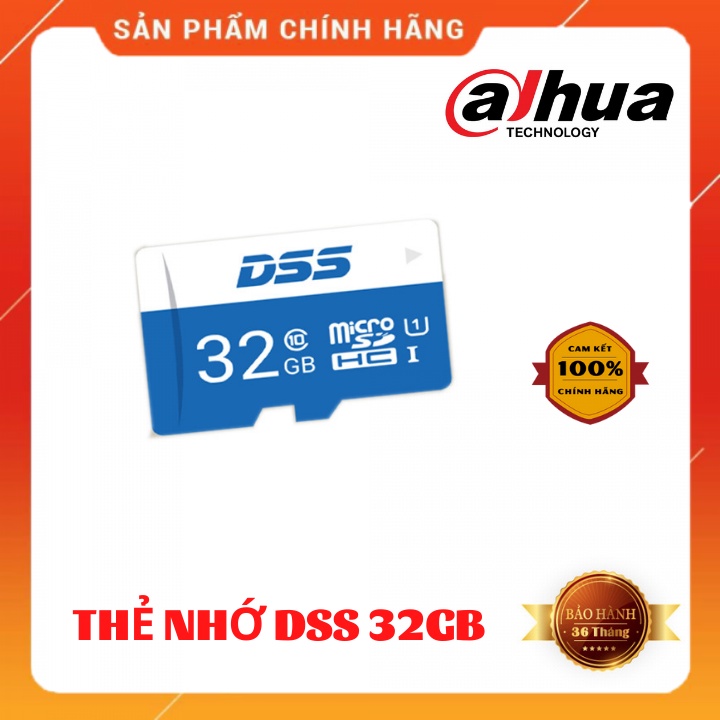 Thẻ Nhớ Chính Hãng DSS 64GB 32GB Class 10 -  BẢO HÀNH 36 Tháng