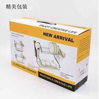 Kệ úp bát inox 2 tầng
